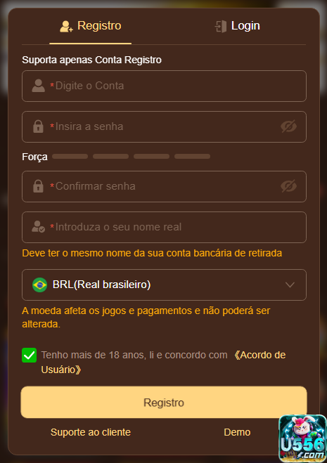 u556.com - protegido entrada na conta para fazer login